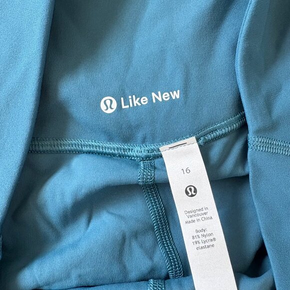 Lululemon Athletic Align HR Yoga Pants Pocket 25” Capture Blue Women’s Size 16 - Picture 10 of 11